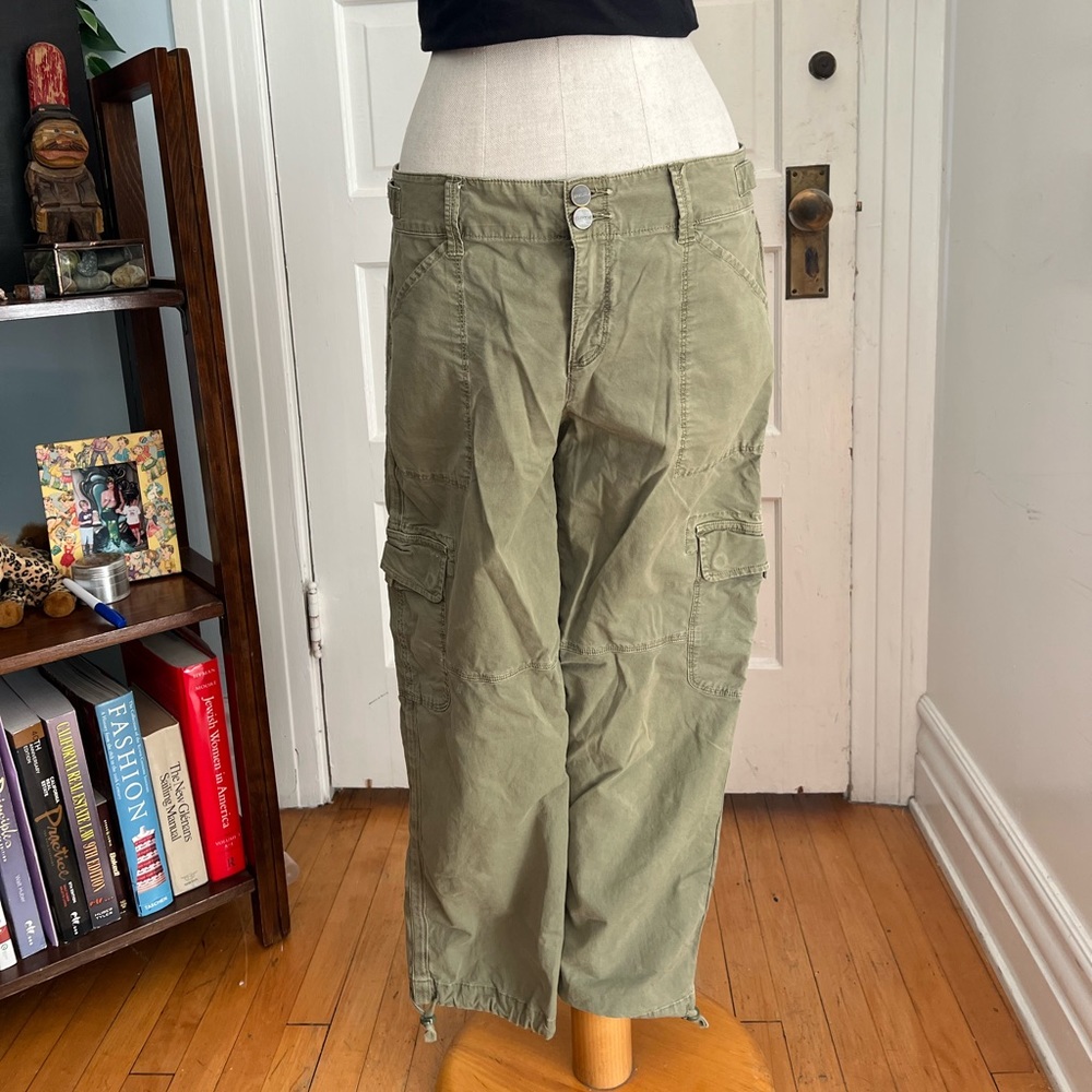 Army green cargo pants